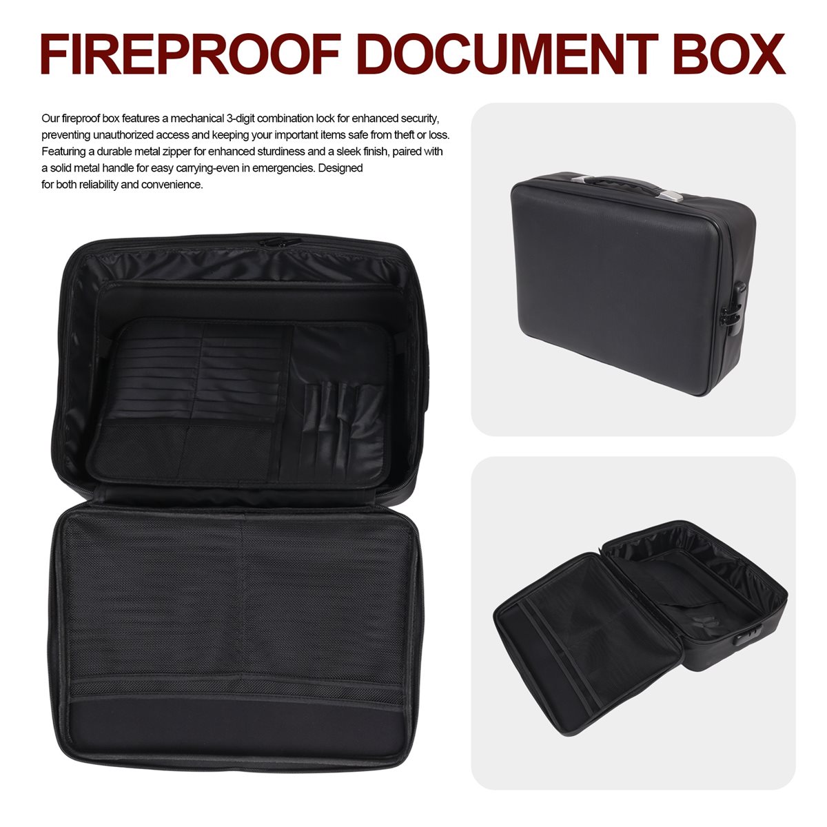 Fire Safe Document - 828328 Brandwerende documentendoos - 8-laags brandwerende