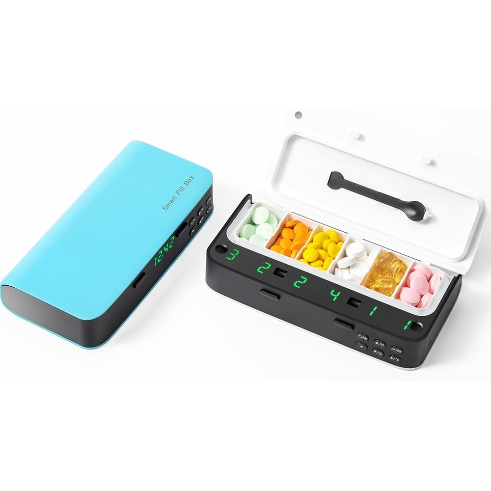 Medicine Cabinet Lock - Pillendispenser met alarm Dagelijkse medicijnen Pillenorganizer