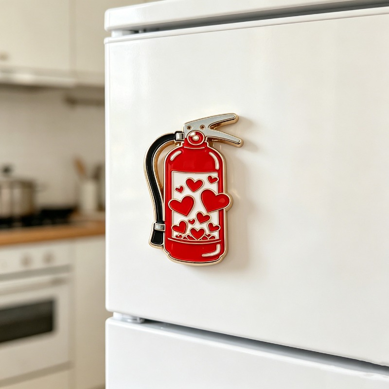 Fire Extinguisher Small - Creatieve liefdesbrandblussers Metalen koelkasten Romantisch en