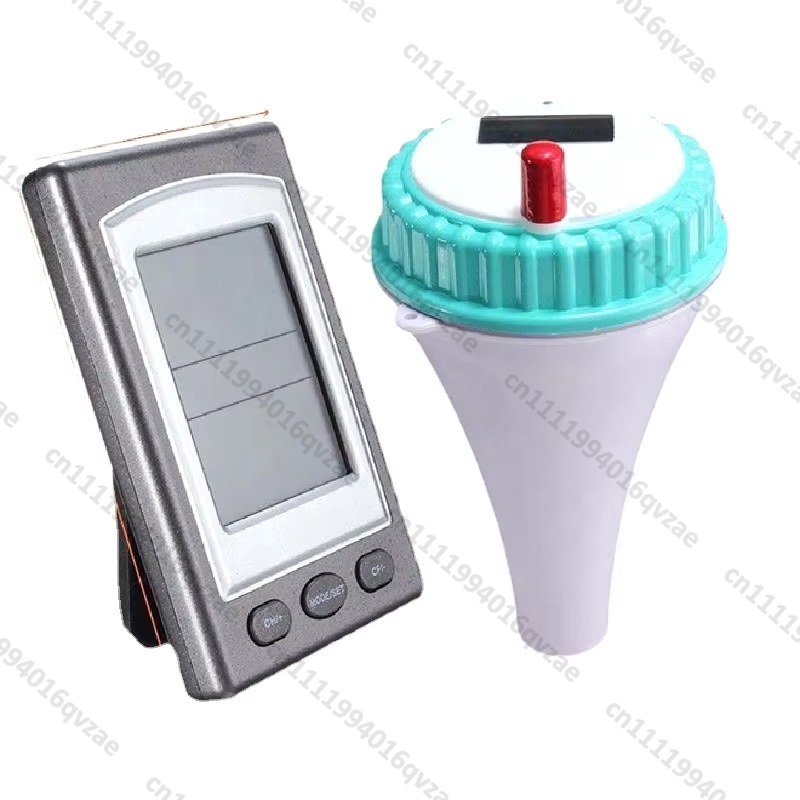 Pool Alarm Float - Draadloze zwembadthermometer met kalenderwekker Digitale buitenzwembadthermometer