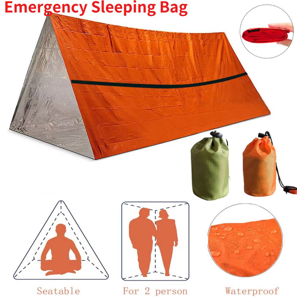 First Aid Bag Kit - Draagbare waterdichte noodoverlevingsslaapzak Outdoor Edc Campinguitrusting
