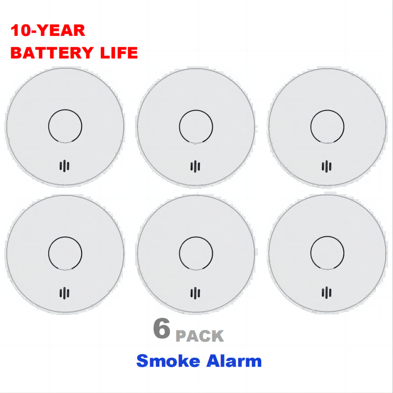 Smoke Detector Interconnected - V-Come standalone rookmelder voor thuis, foto-elektrische