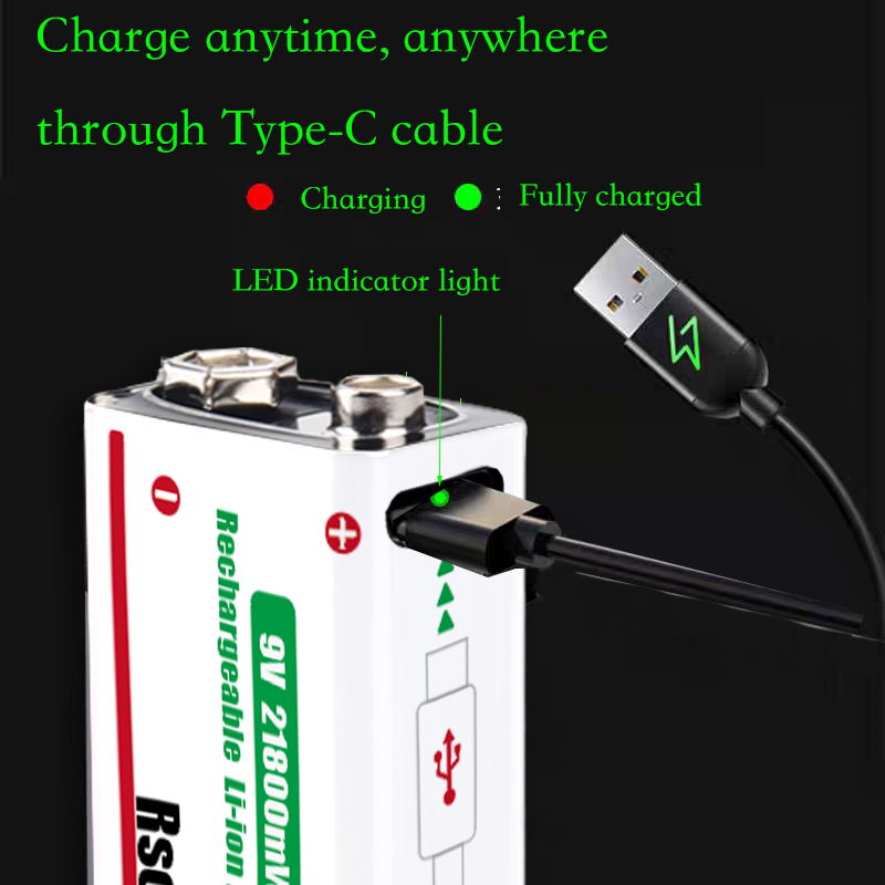 USB-C Oplaadbare 9V Lithium-io - Smoke Detector Interconnected recensie en prijs