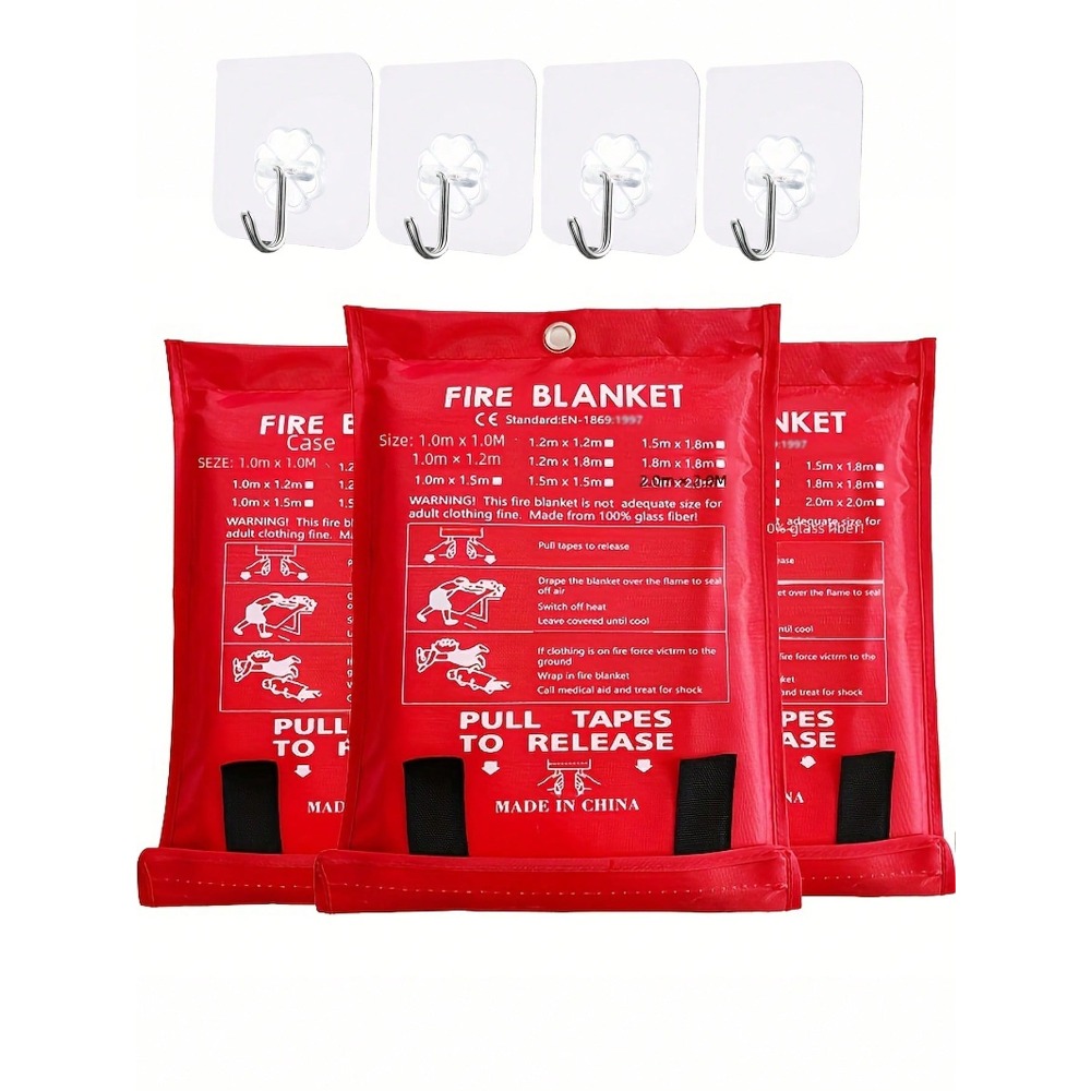 Branddeken 39,37 x 39,37 inch  - Fire Blanket Kitchen recensie en prijs