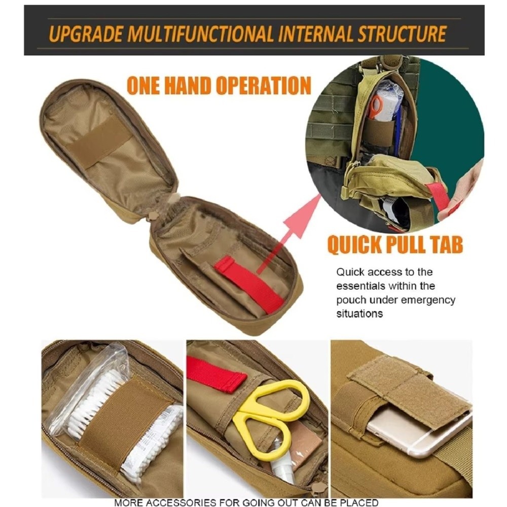 Draagbare EHBO-kit met beenbev - First Aid Bag Kit recensie en prijs