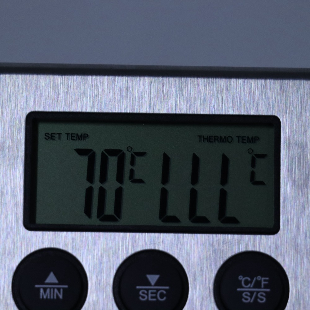 Zilveren digitale BBQ-vleesthe - Pool Alarm Float recensie en prijs