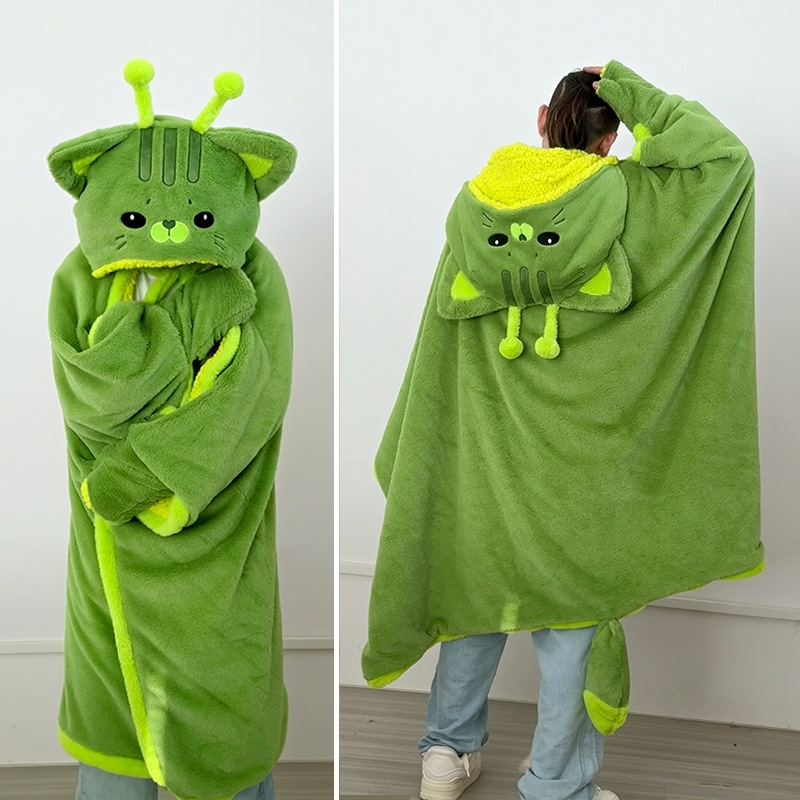 Cartoon schattige alien kat ho - Fire Blanket Kitchen recensie en prijs