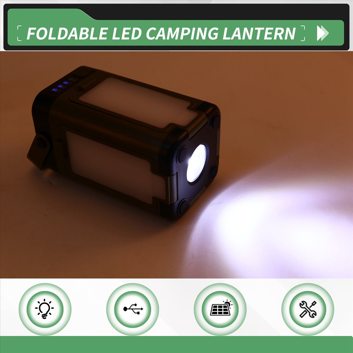 X08A Opvouwbare LED-campinglan - Power Outage Light recensie en prijs